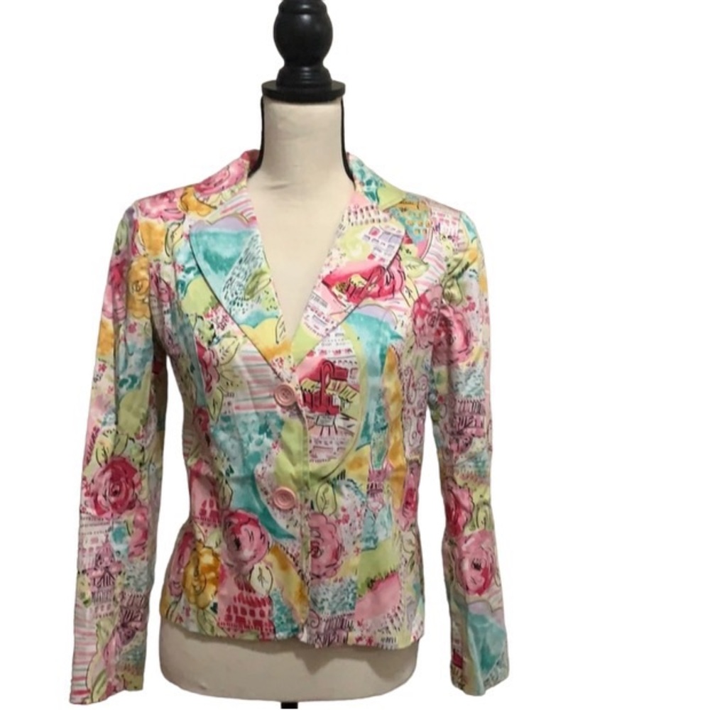 Notches petite spring floral jacket